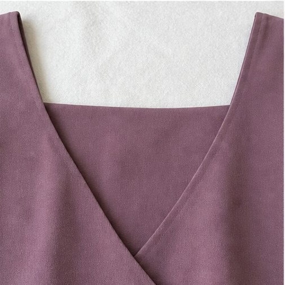 Mauve Ruffle Blouse - Picture 4 of 6